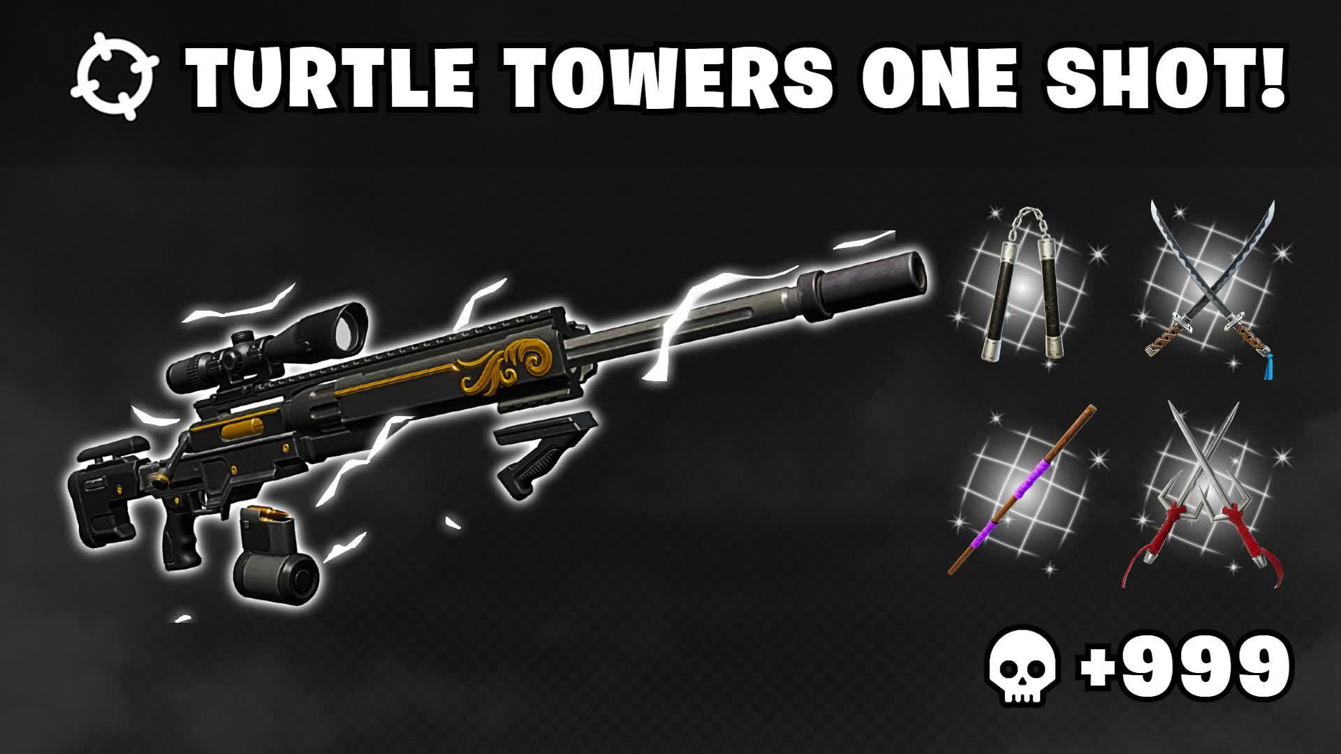 TMNT Towers Sniper One Shot 🎯