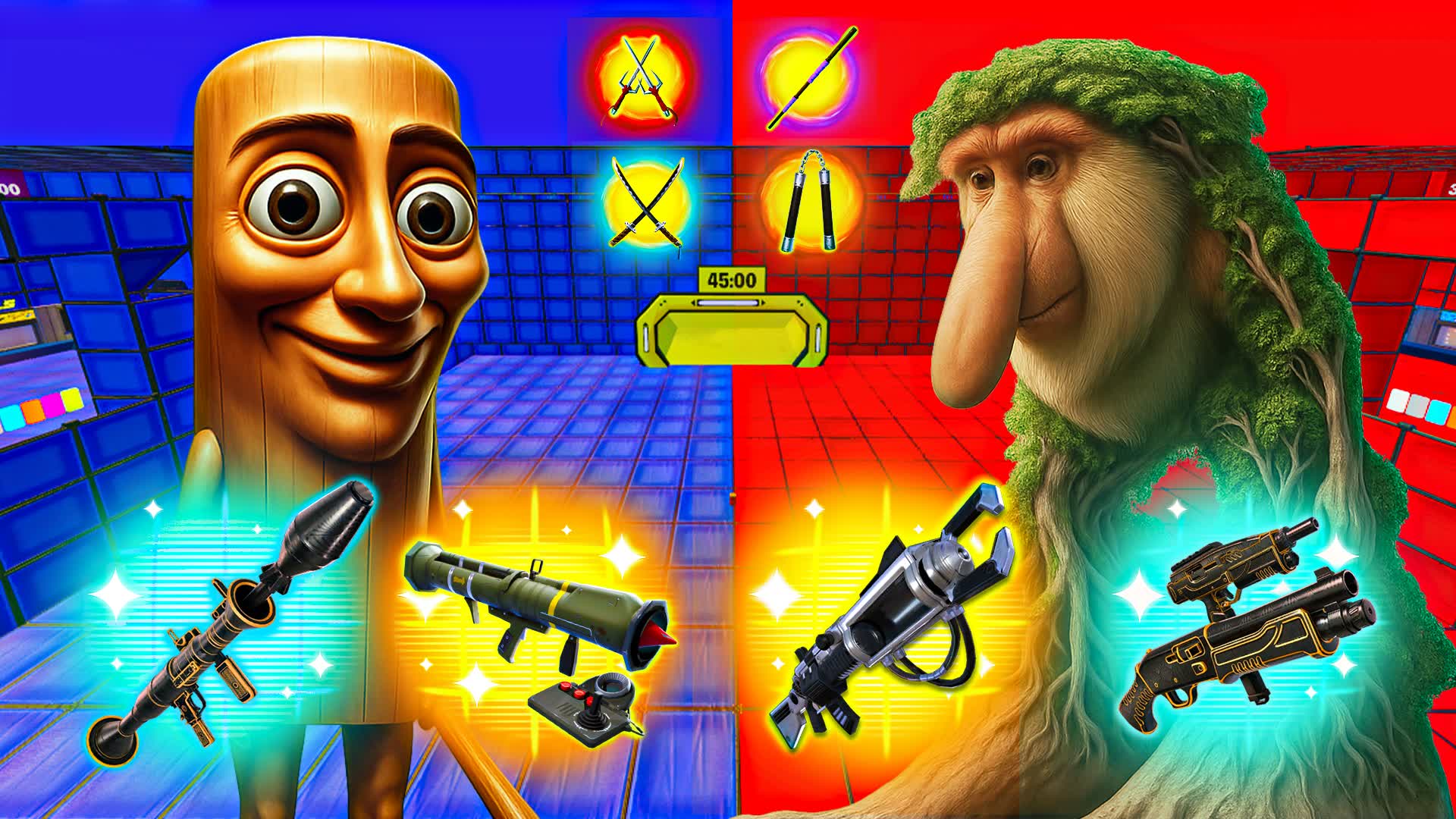 TUNG VS PATAPIM BRAINROT RED VS BLUE🔴🔵