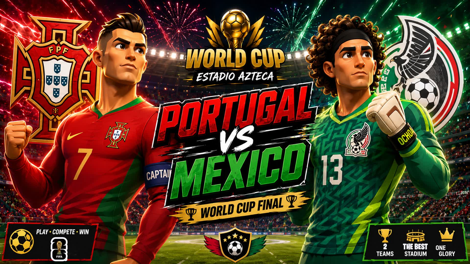 PORTUGAL vs MEXICO 🌎🏆 WORLD CUP 26