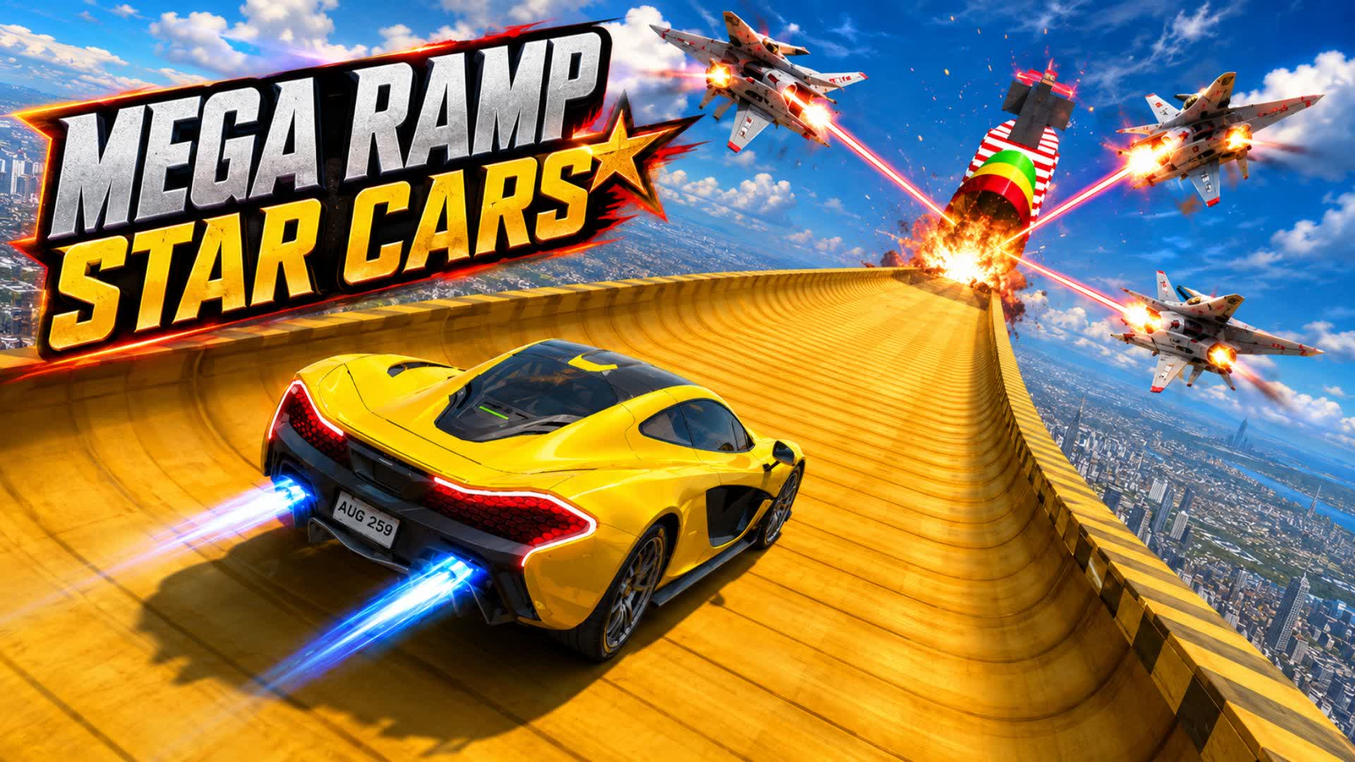 MEGA RAMP STAR CARS