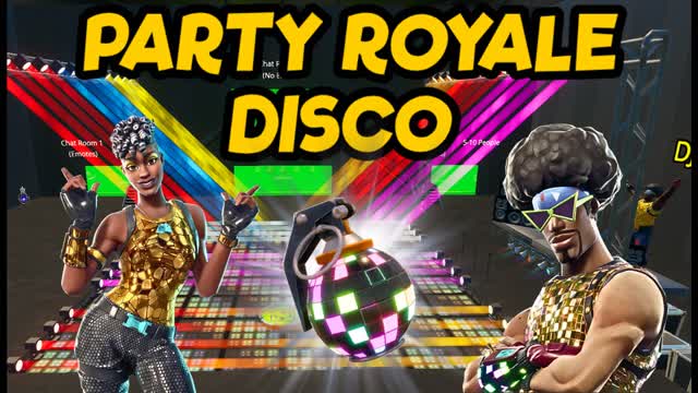 VIP ONLY PARTY ROYALE DISCO FUNNYISLAND