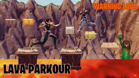 Lava Parkour! Warning Lava!