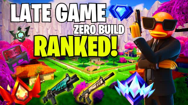 RANKED LATE GAME ZERO BUILD 🔥