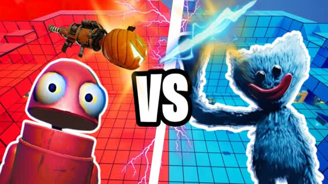 REPO VS POPPY 🔴🔵 RED VS BLUE