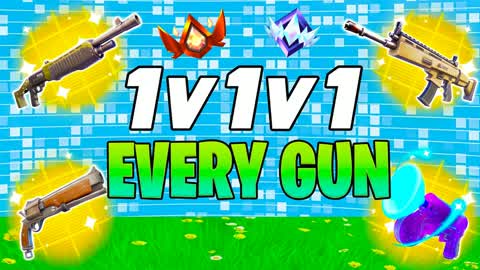 1v1v1 WITH EVERY GUN 1v1 RANKED FFA