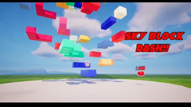 Sky Block Dash 🚀