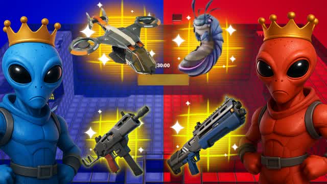 ALIEN RED VS BLUE CLASH 🔴🔵