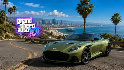 GTA VI 🌴 GRAND THEFT AUTO COOL CARS SEDAN