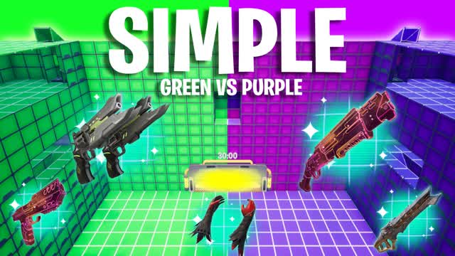 SIMPLE GREEN VS PURPLE 🟢🟣