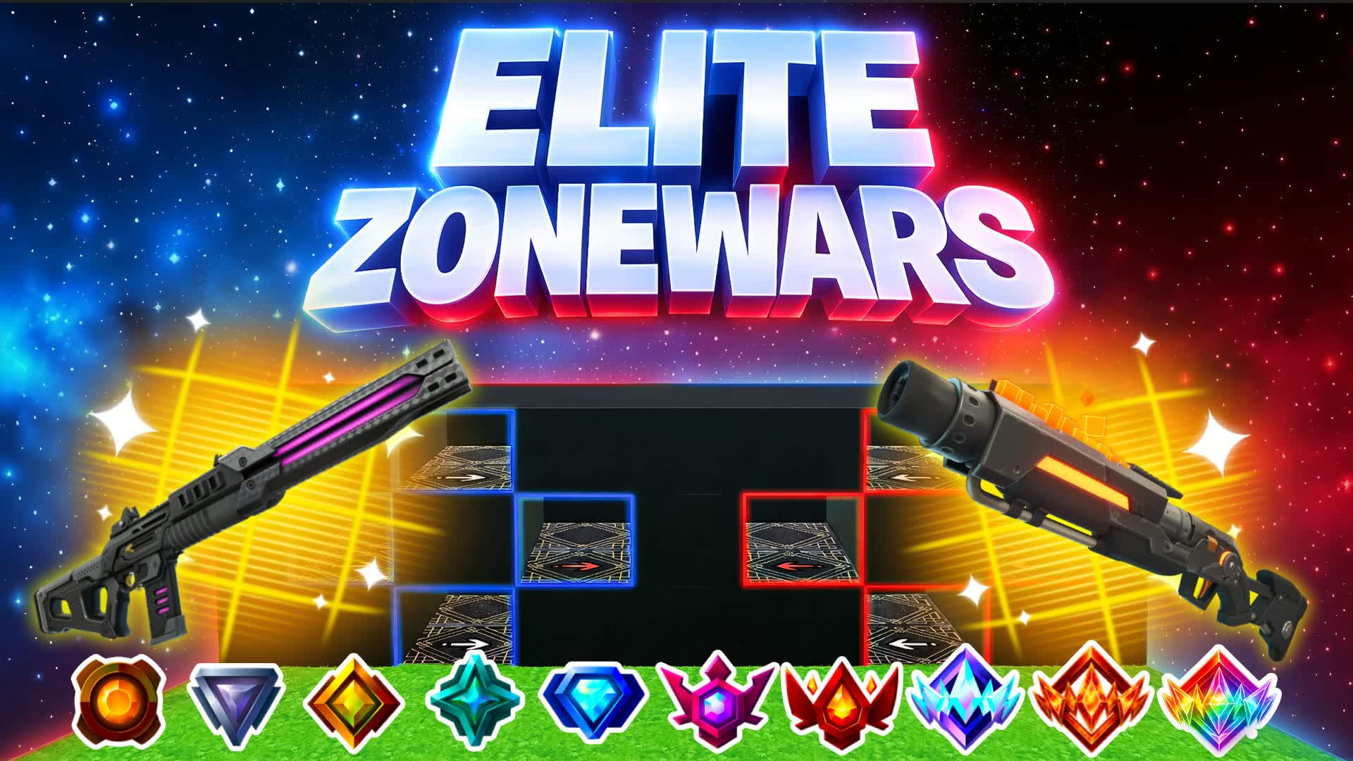 ELITE ZONE WARS (1V1 TO 4V4)