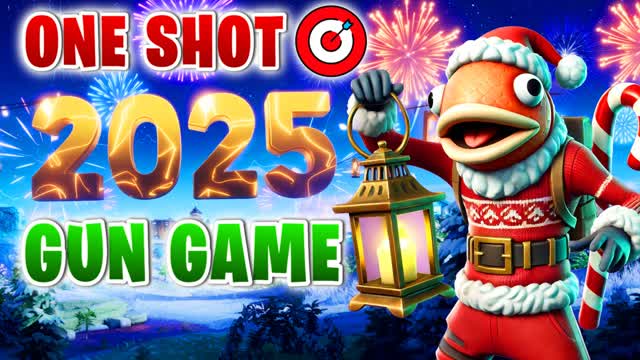 ❄️2025 ONE SHOT🎯GUN GAME MODE⛄