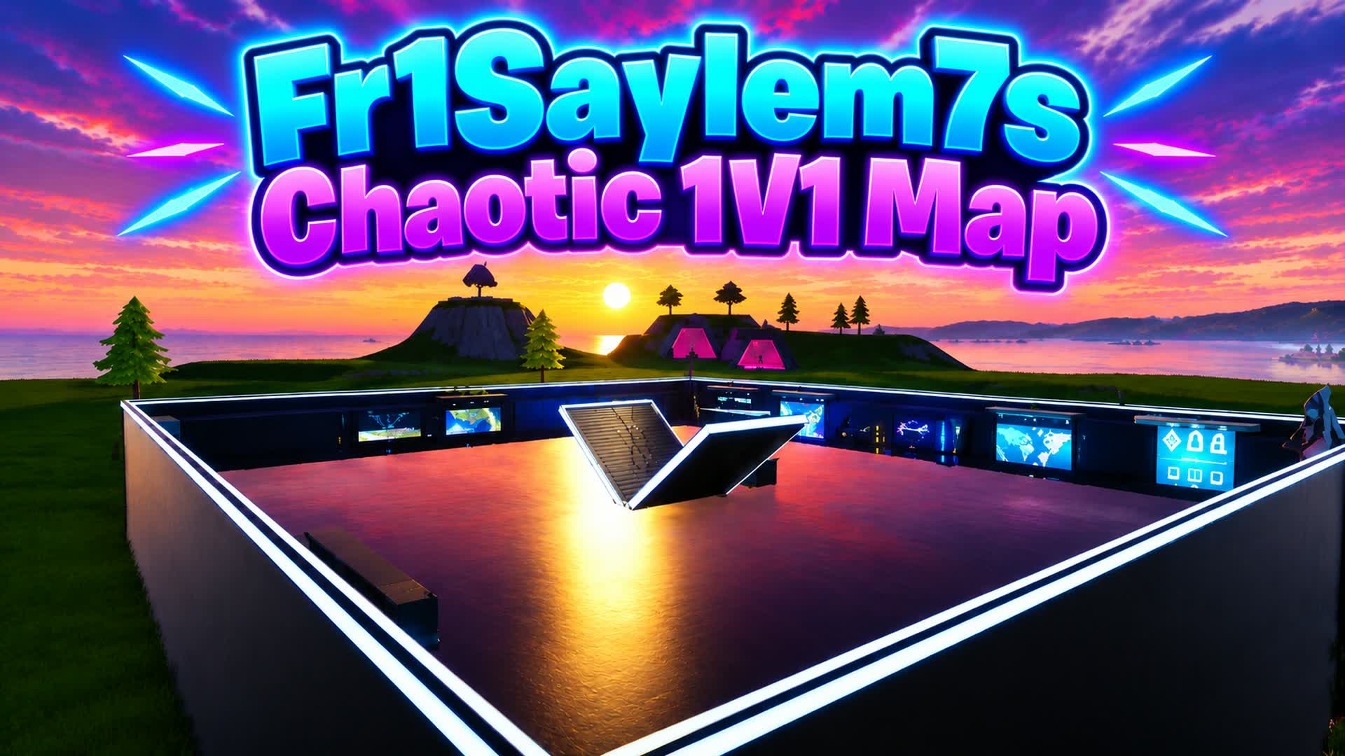 Fr1Saylems Chaotic 1v1 Map