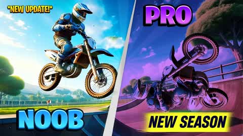 DIRT MOTO BIKE X🏍️SKATEPARK X RACING