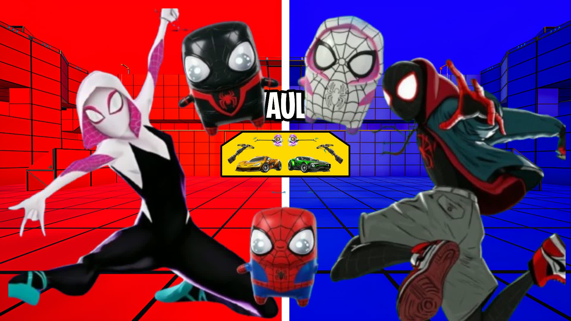 RED VS BLUE SPIDEY SPRITE [NEW]