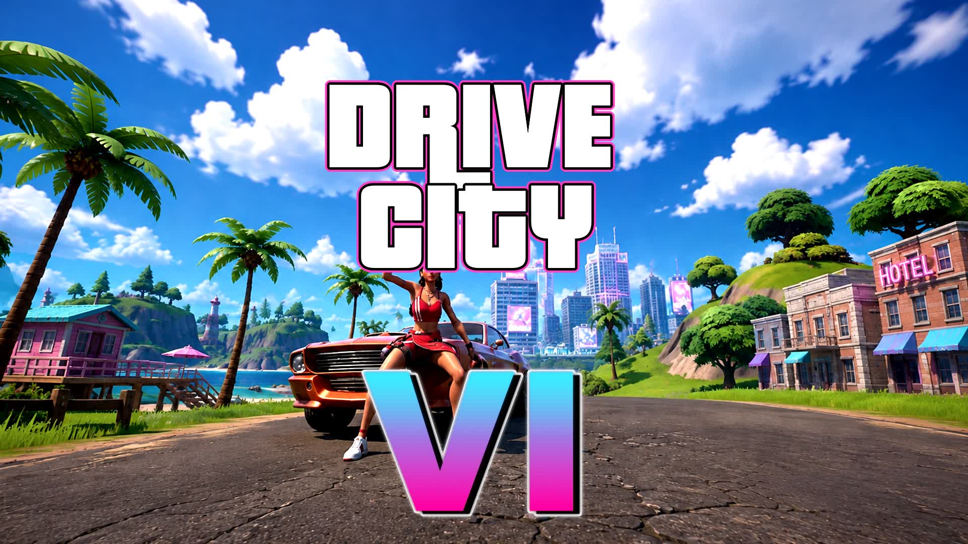 Drive City VI FFA — Fortnite island 3103-0694-9484 by Bluebird414