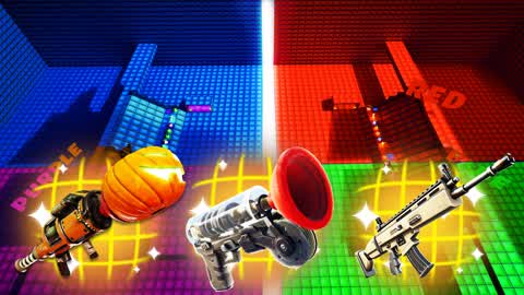 RED VS BLUE 4TEAMS🔴🔵