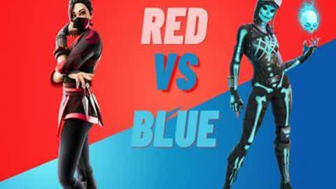 YEUX DE RED VS BLUE