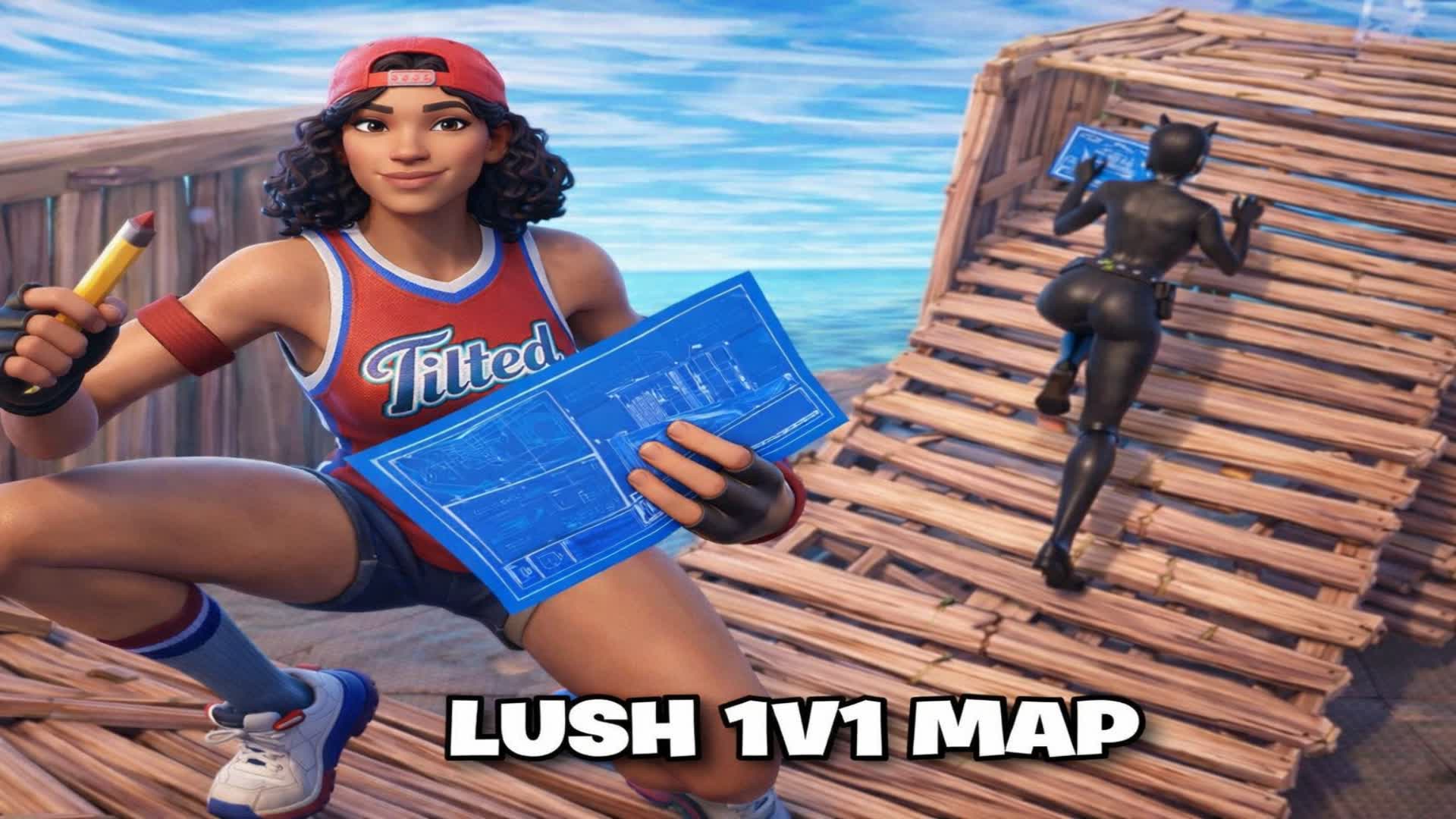 豊かな環境での1v1マップ