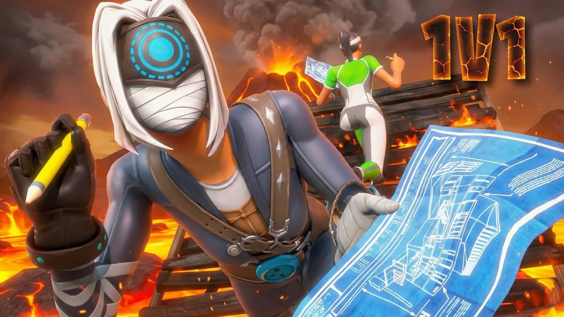 Volcano 1v1 Build Fight