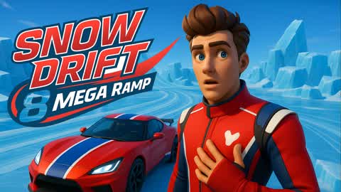 Snow Drift: 8 MEGA Ramp ❄️