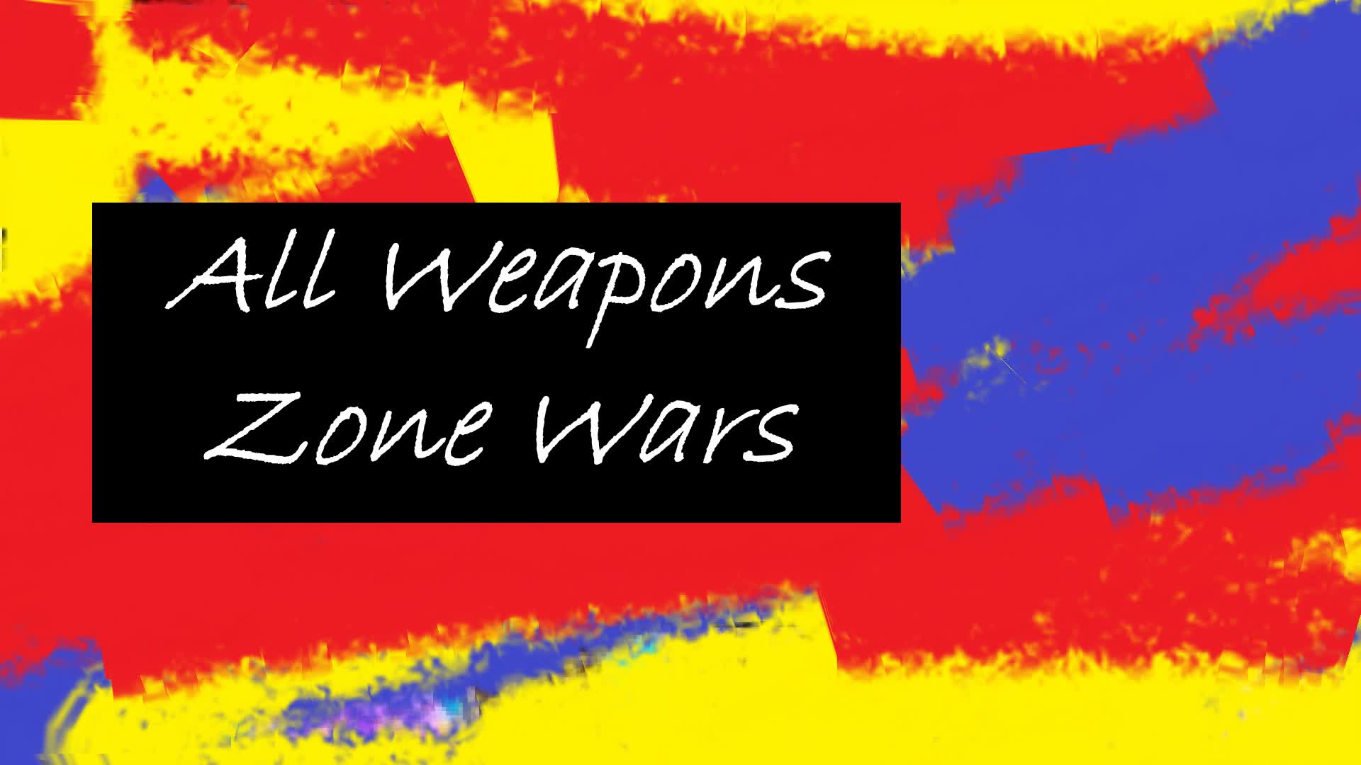 ALL ITEMS MEGA ZONEWARS ZONEWARS
