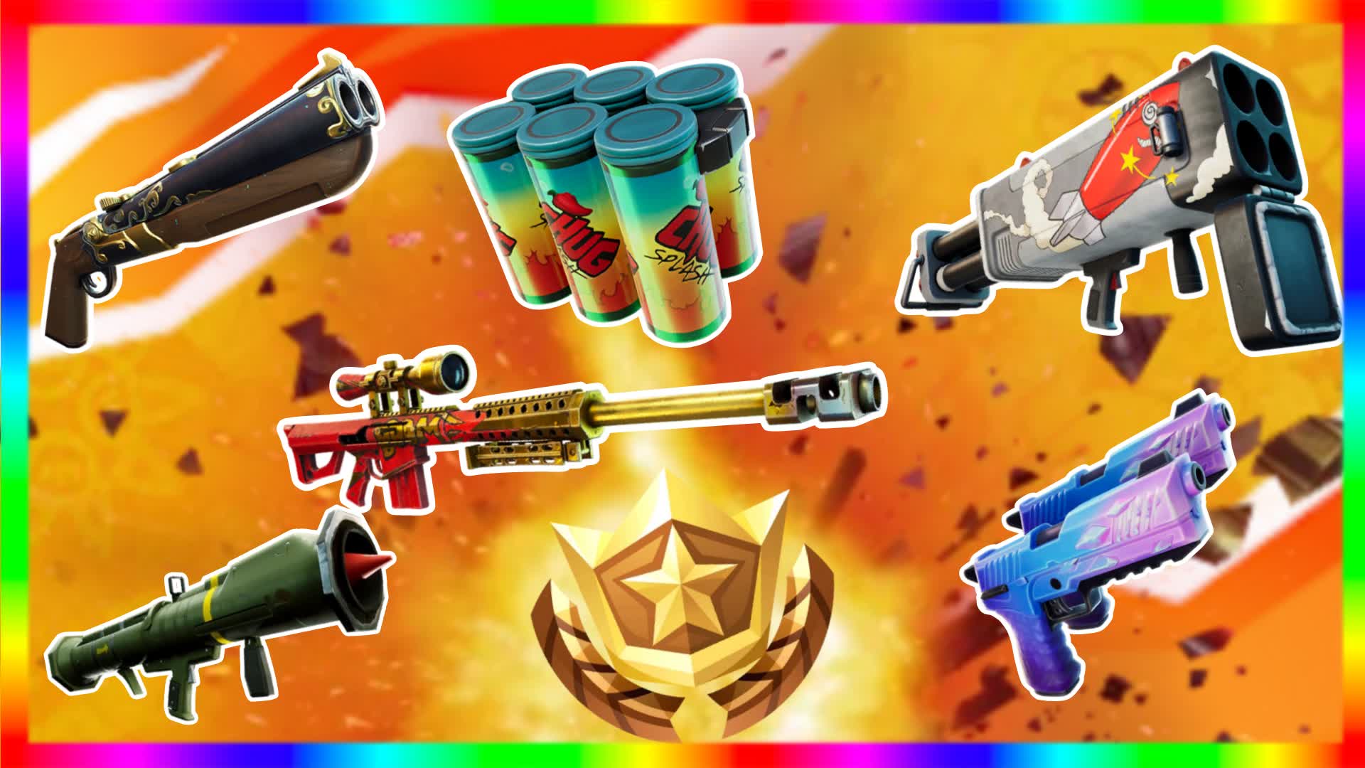 ⭐ SUPER EXOTICS 🔴RED VS BLUE🔵 648535995502 by volviik Fortnite.GG