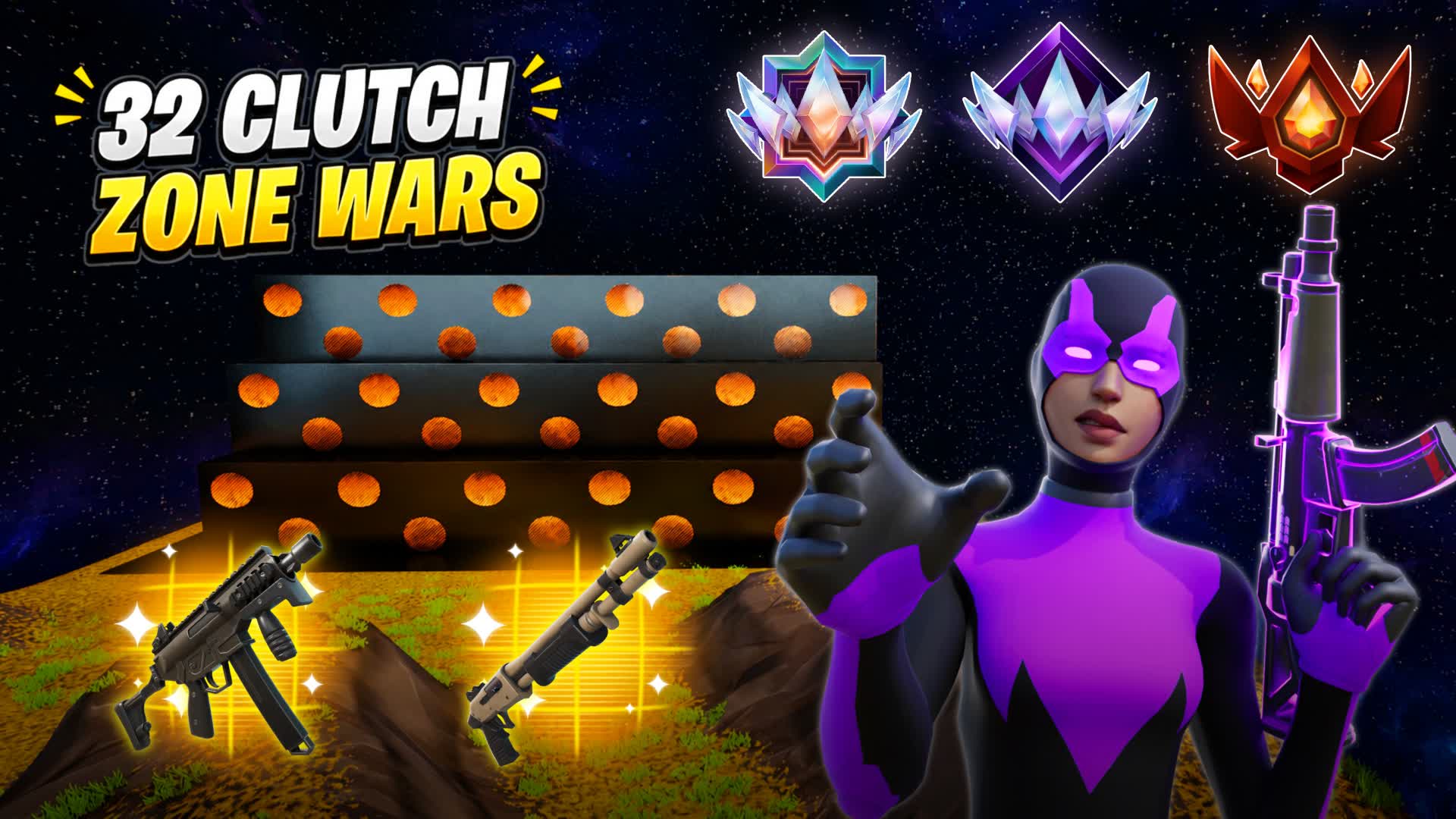 🎯 32 CLUTCH ZONE WARS 🌀