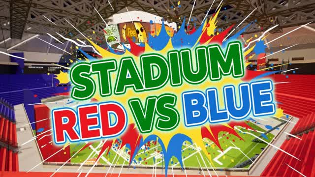 STADIUM RED VS BLUE 🔴🔵