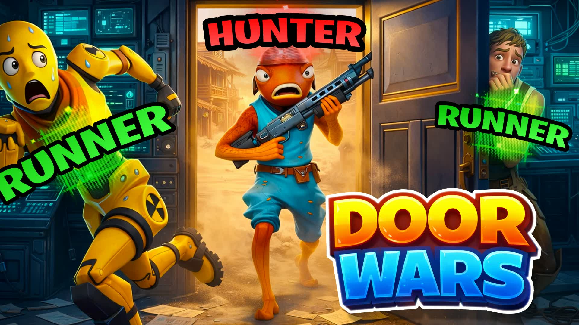 ドアウォーズ 🚪 (ハンターVSランナー)