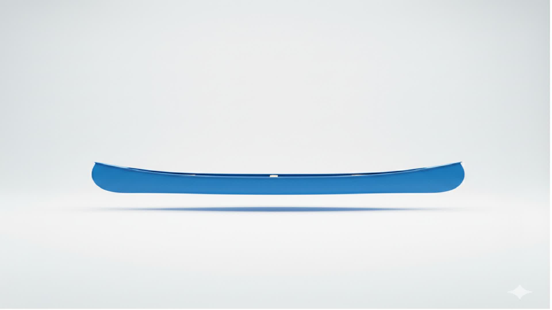 UM BARCO FLUTUANDO NO MEIO DO NADA.