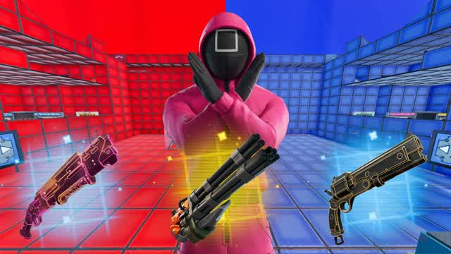 🔴🔵 CRAZY SQUID RED VS BLUE