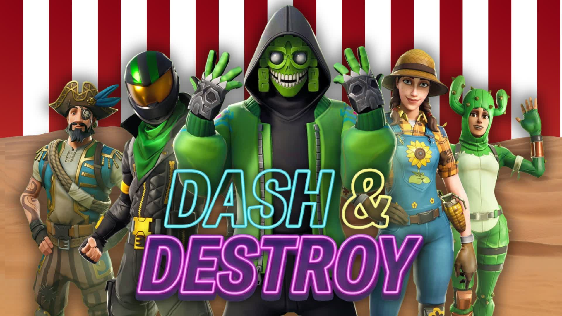 Dash & Destroy [3x3] 2058-0361-6943 by epic_animals - Fortnite Creative ...