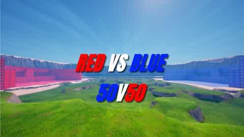 RED VS BLUE 50v50 EDITION 🔴🔵