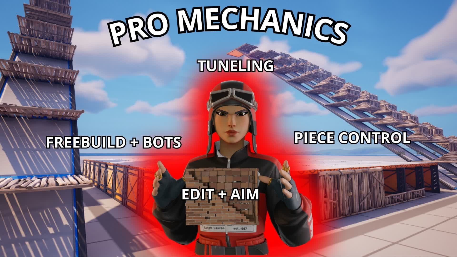Pro mechanics Aim and free build + bots