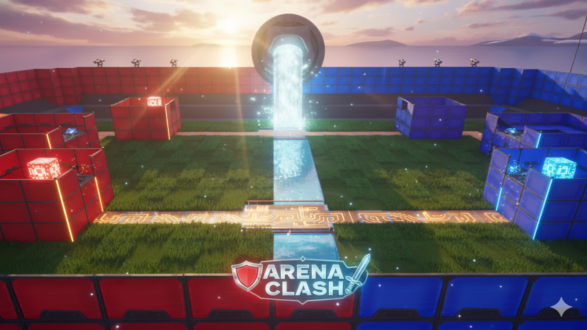 Clash Towers: Red vs Blue Battle