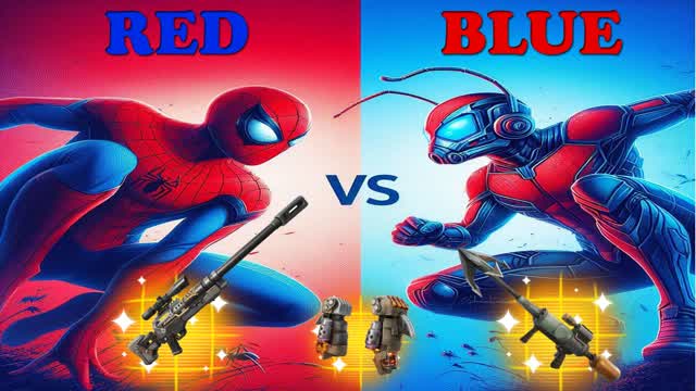 🔴RED VS BLUE MUTANT🔵