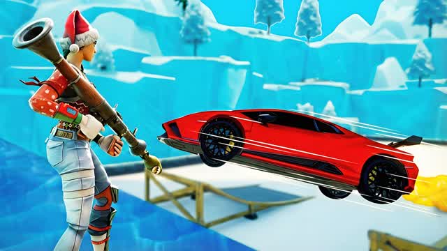 Crazy Winter Rockets VS Cars Reload