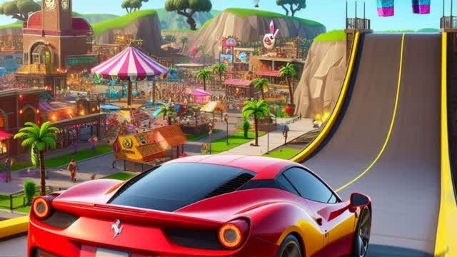 La Ferrari mega ramp