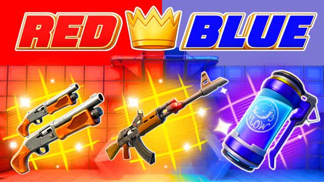 CRAZY RED VS BLUE🔴🔵ULTRA 6635-5647-1639 by biene - フォートナイト