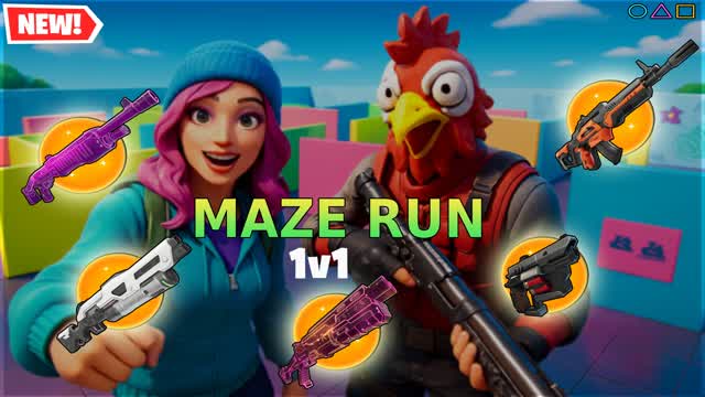 Squid Maze Run 1v1