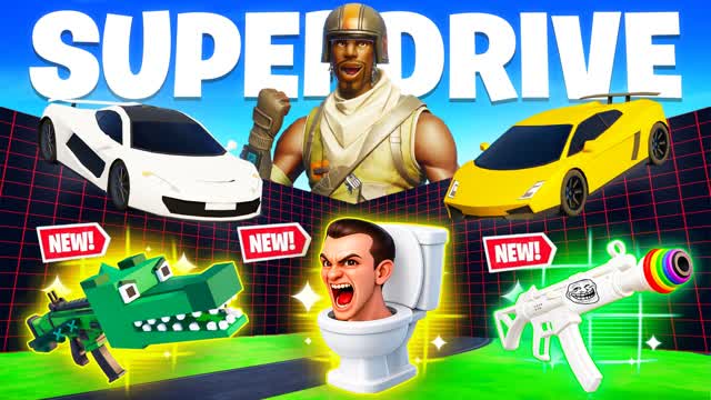 SUPER DRIVE 1V1 - ALL GUNS & VEHICLES
