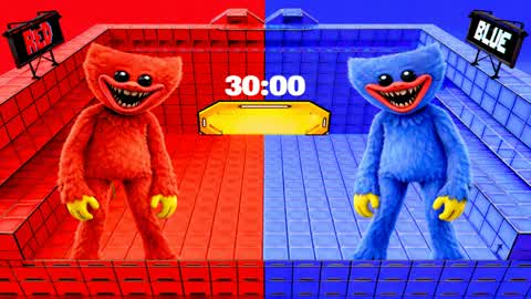 POPPY RED VS BLUE 🔴🔵