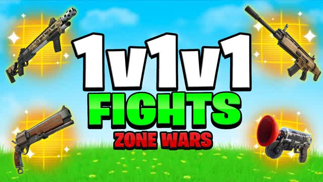1v1v1 REALISTIC FIGHTS - Zone Wars