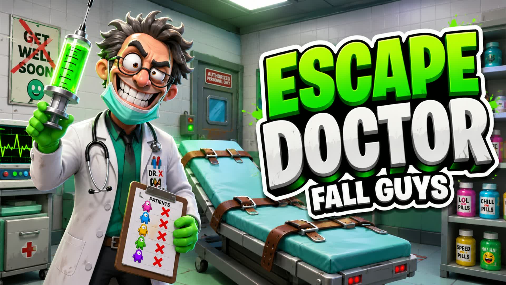 ESCAPE FROM DOCTOR 🧑‍⚕️ FALL GUYS