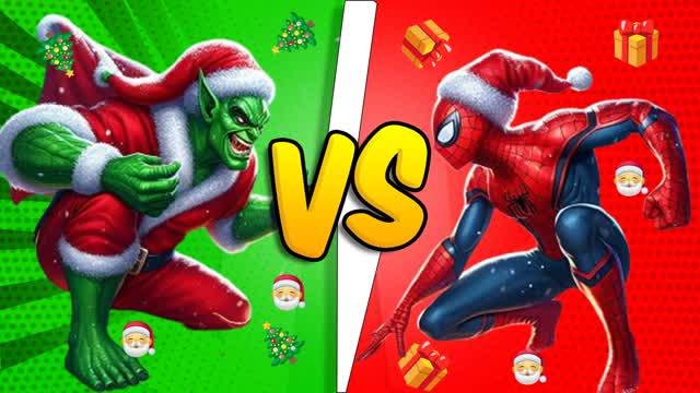 GRINCH VS SPIDERMAN