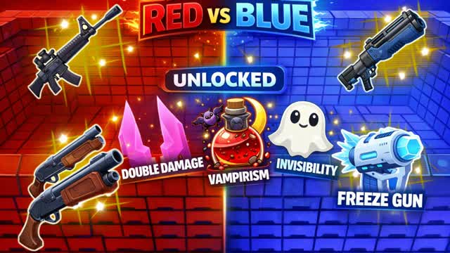 Red vs Blue: Superpower Showdown ⭐