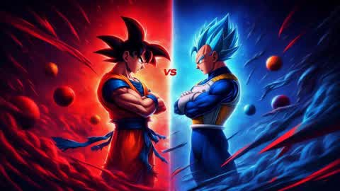 🔵VEGETA VS GOKU🔴