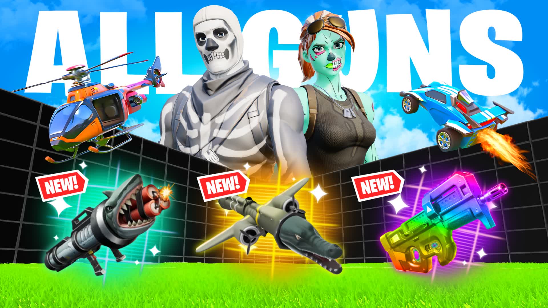 ULTRA 1V1 FFA - ALL GUNS & CARS