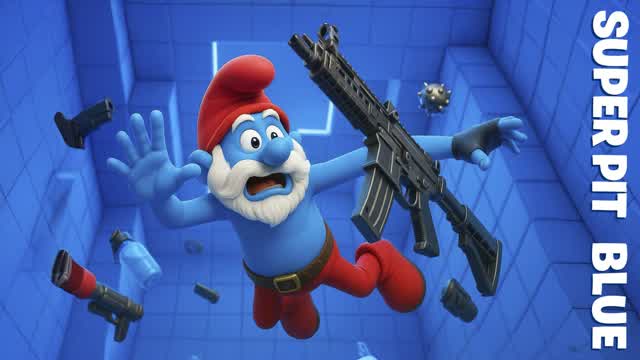 SUPER PIT BLUE 🔵 THE SMURFS CRAZY FIGHT