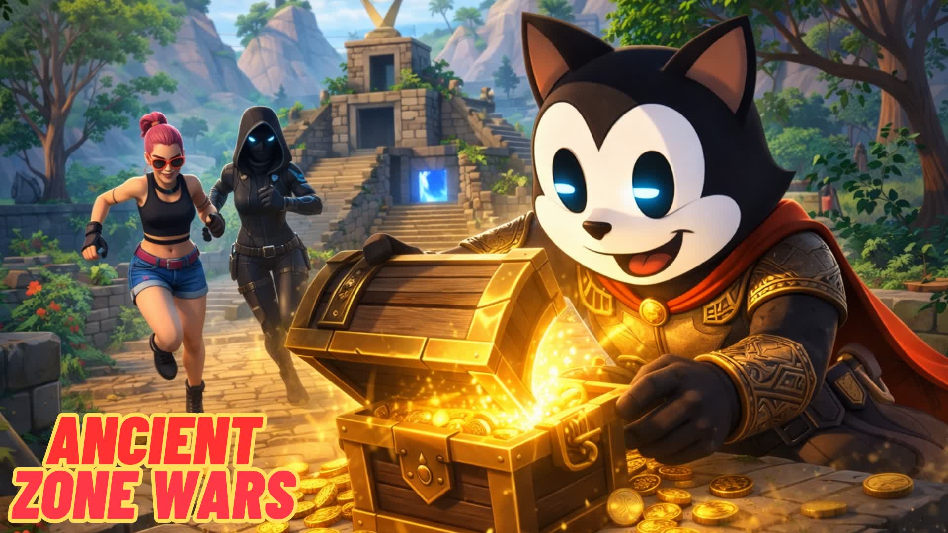 Ancient Zone Wars 1v1v1v1